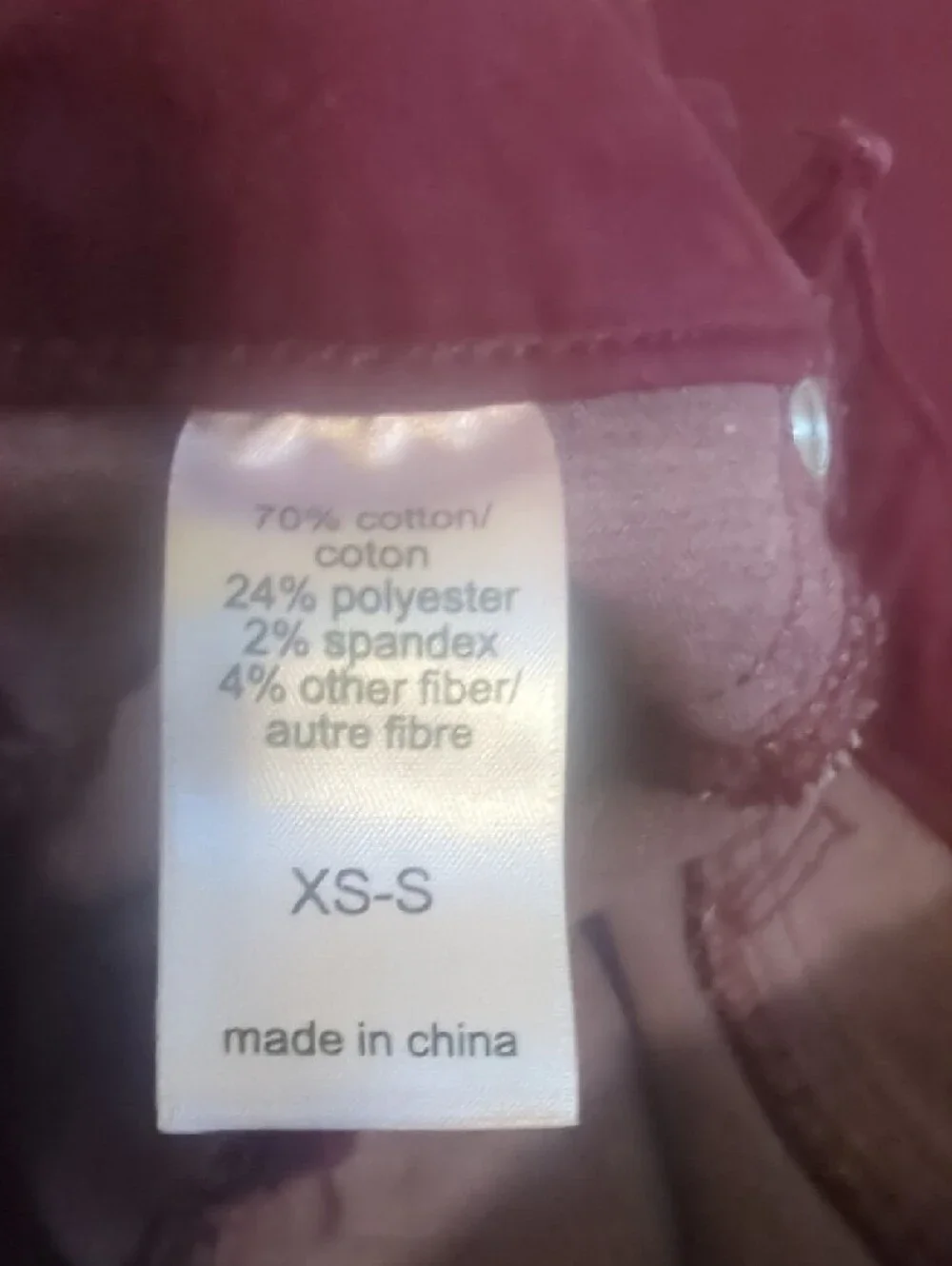 Maurices Burgandy Straight-Leg Pants - Picture 3 of 4